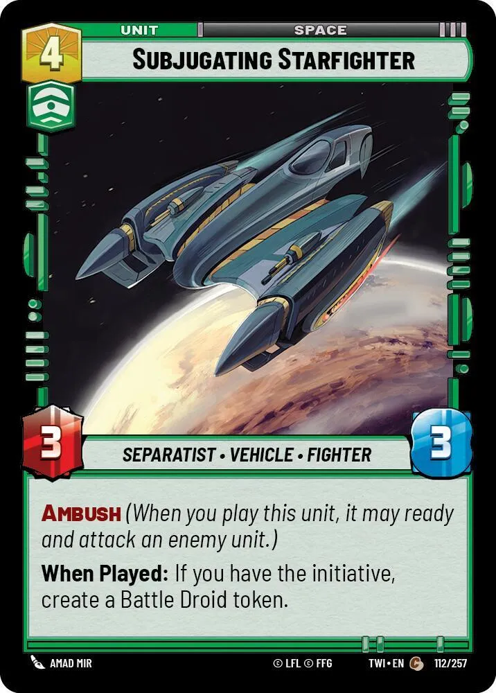 Chasseur Subjuguant — Twilight of the Republic — Star Wars: Unlimited
