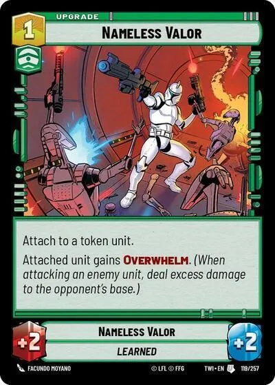 Bravoure Anonyme — Twilight of the Republic — Star Wars: Unlimited