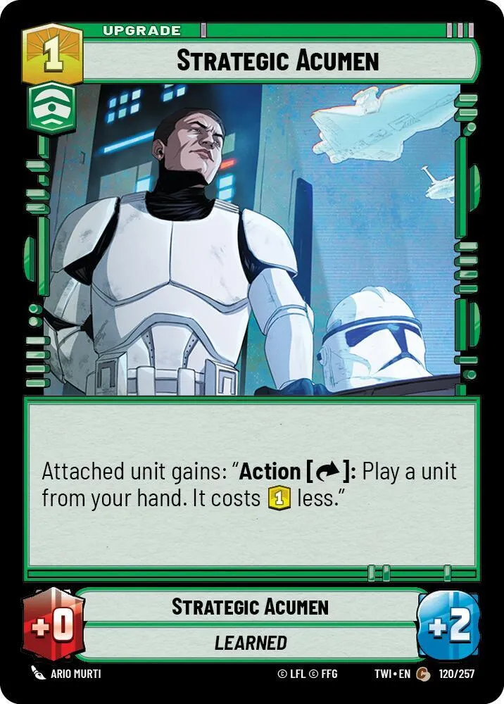 Sagacité Stratégique — Twilight of the Republic — Star Wars: Unlimited