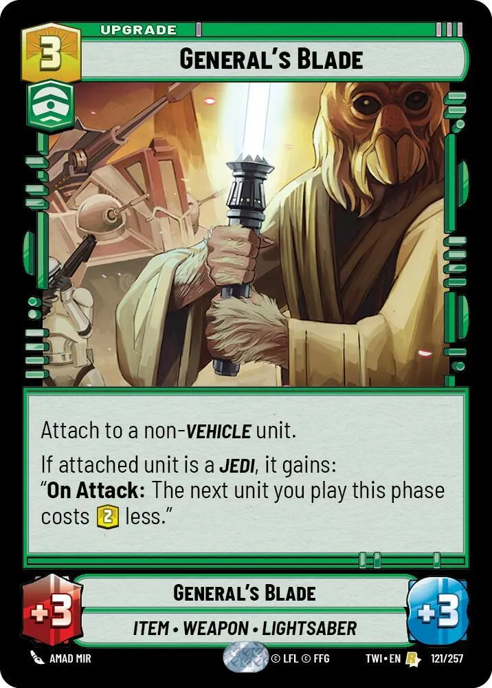 Sabre de Général — Twilight of the Republic — Star Wars: Unlimited