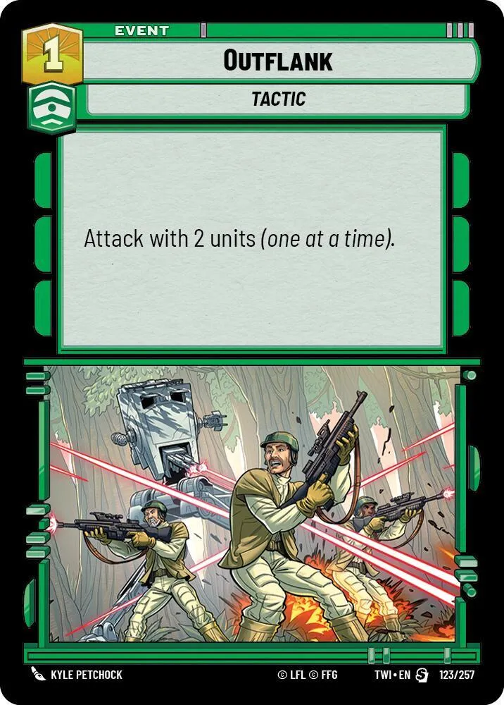 Outflank — Twilight of the Republic — Star Wars: Unlimited