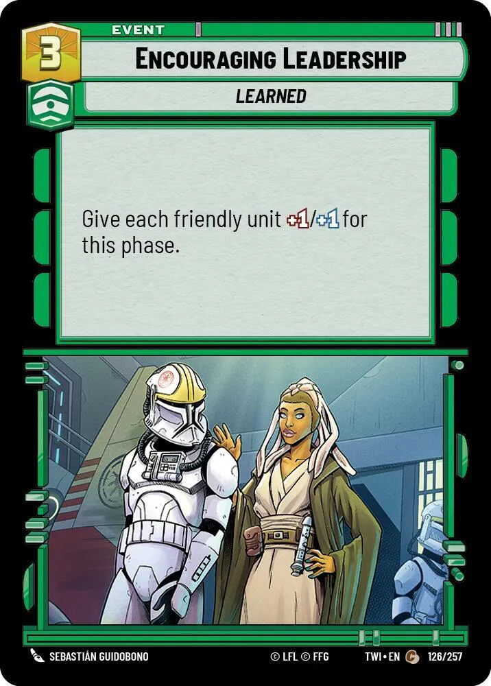 Commandement Motivant — Twilight of the Republic — Star Wars: Unlimited