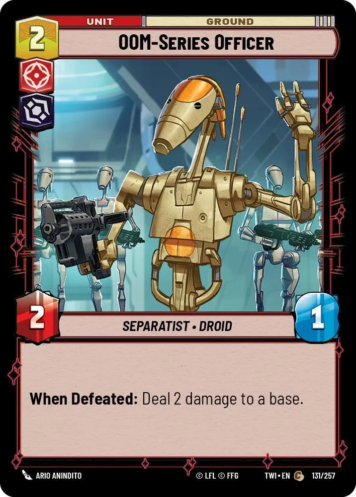 Officier de la Série OOM — Twilight of the Republic — Star Wars: Unlimited