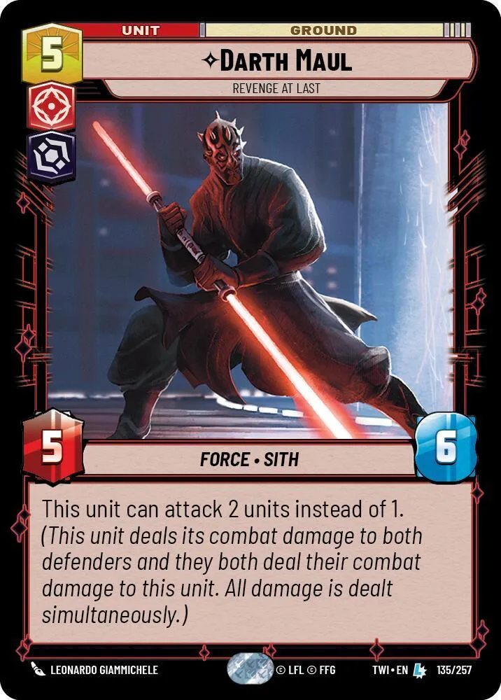 Darth Maul - Revenge at Last — Twilight of the Republic — Star Wars: Unlimited