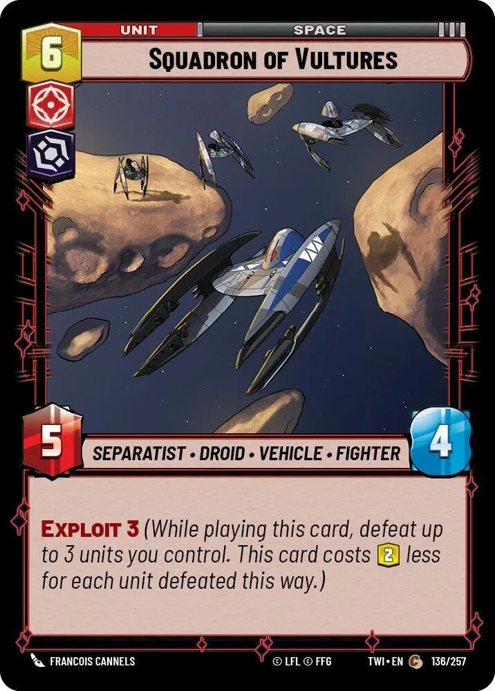 Escadron de Vultures — Twilight of the Republic — Star Wars: Unlimited