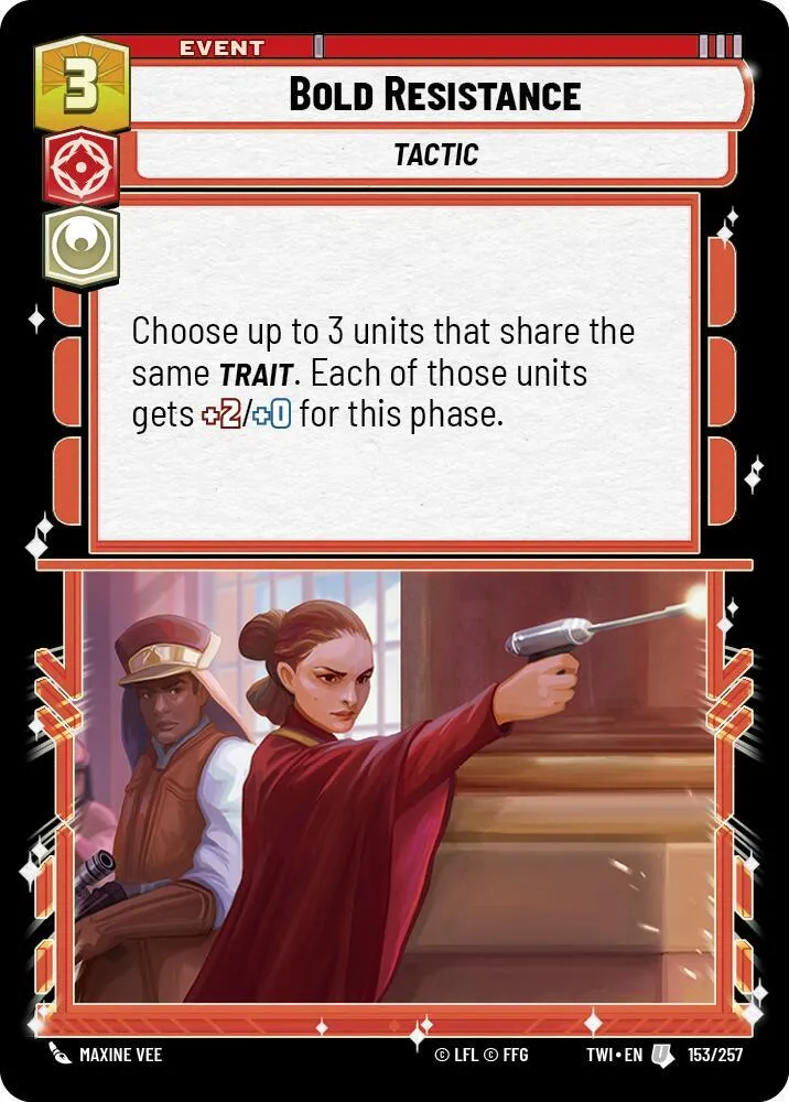 Résistance Audacieuse — Twilight of the Republic — Star Wars: Unlimited