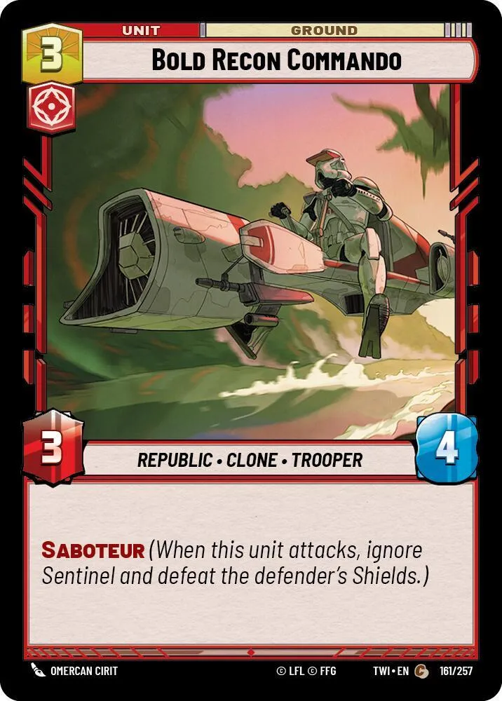 Audacieux Commando de Reconnaissance — Twilight of the Republic — Star Wars: Unlimited