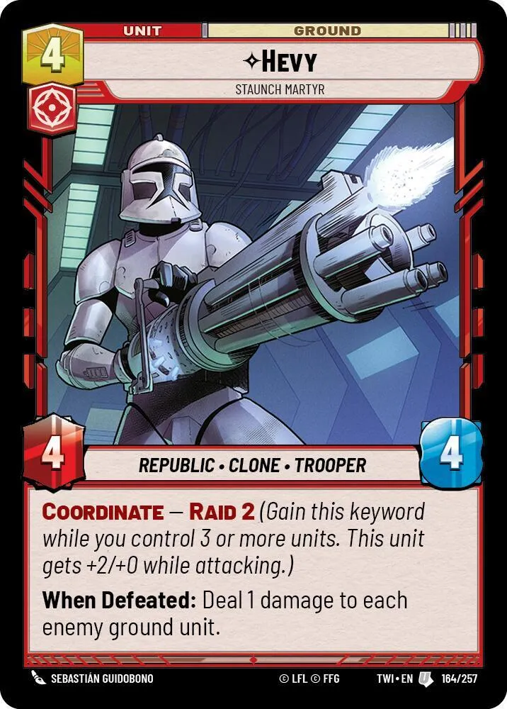 Hevy - Martyr Convaincu — Twilight of the Republic — Star Wars: Unlimited