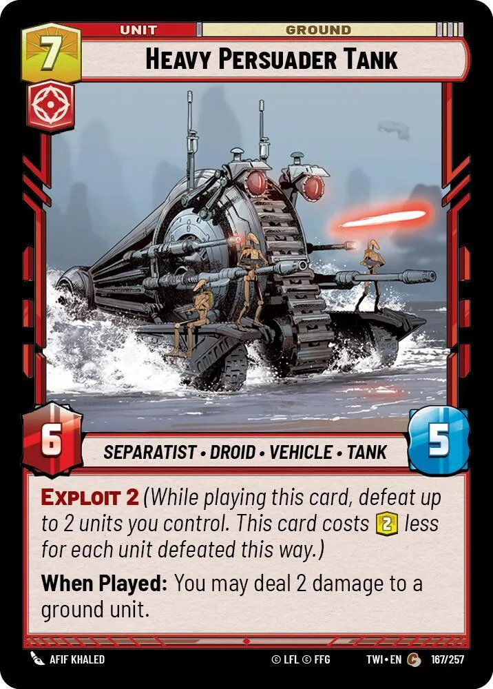 Tank Lourd Persuader — Twilight of the Republic — Star Wars: Unlimited