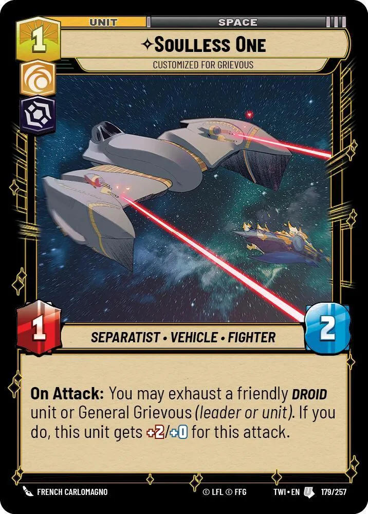 Soulless One - Modifié Pour Grievous — Twilight of the Republic — Star Wars: Unlimited
