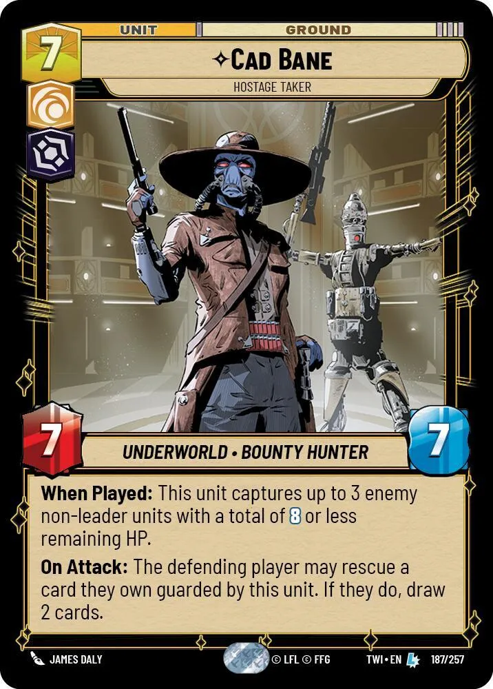 Cad Bane - Hostage Taker — Twilight of the Republic — Star Wars: Unlimited