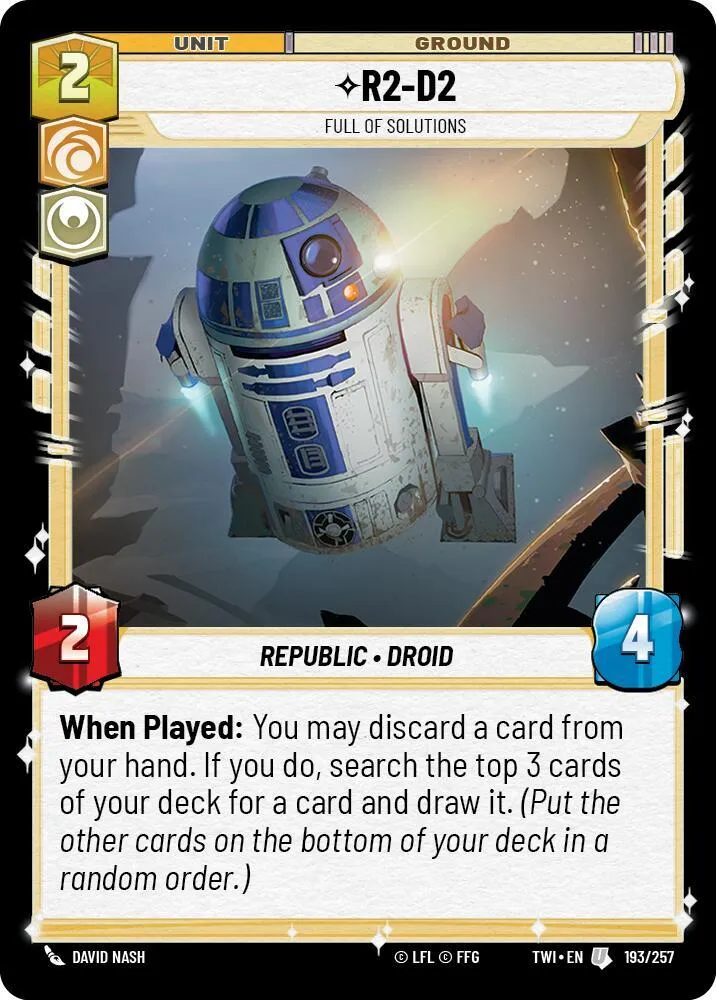 R2-D2 - Plein De Solutions — Twilight of the Republic — Star Wars: Unlimited