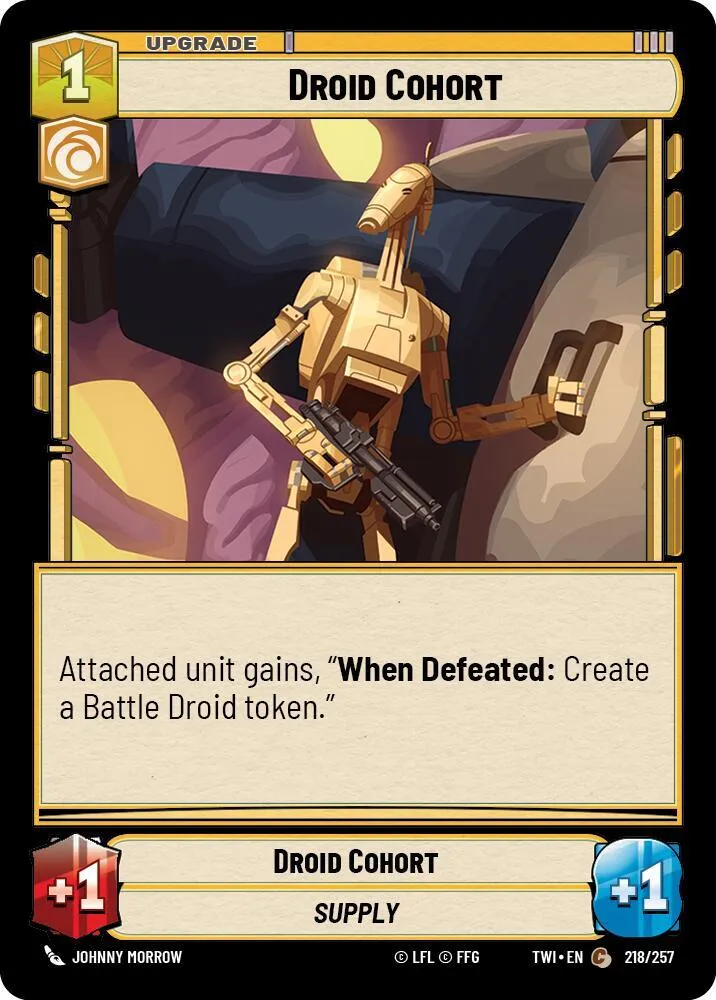 Droid Cohort — Twilight of the Republic — Star Wars: Unlimited