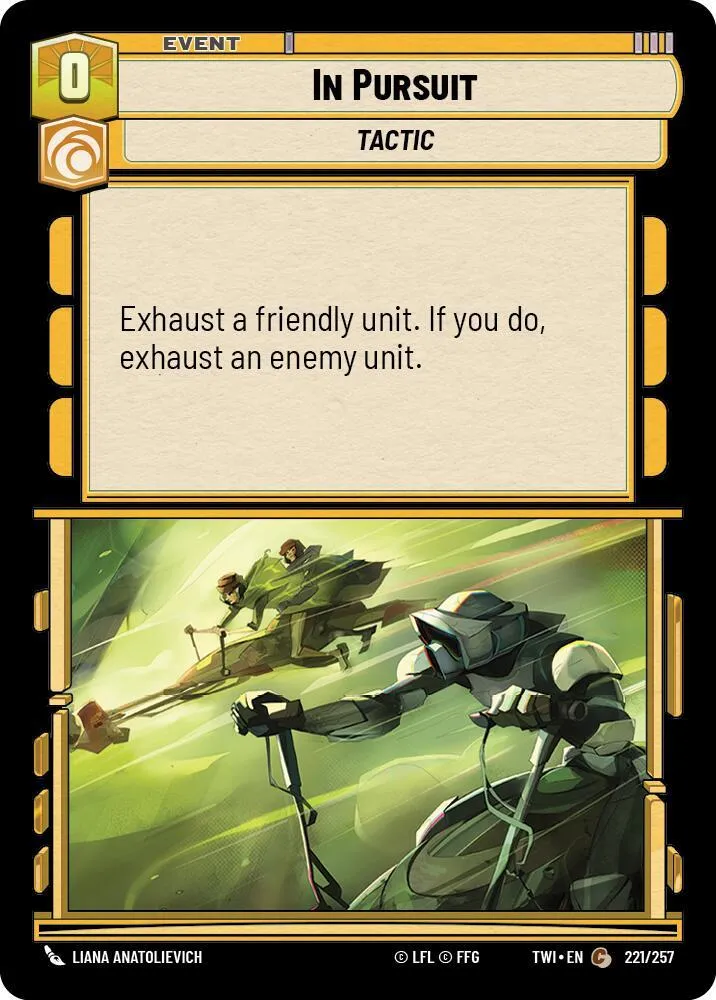 Pourchasser — Twilight of the Republic — Star Wars: Unlimited