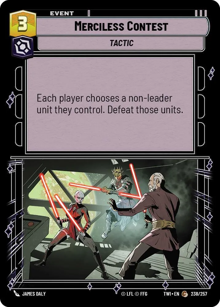 Lutte Sans Merci — Twilight of the Republic — Star Wars: Unlimited
