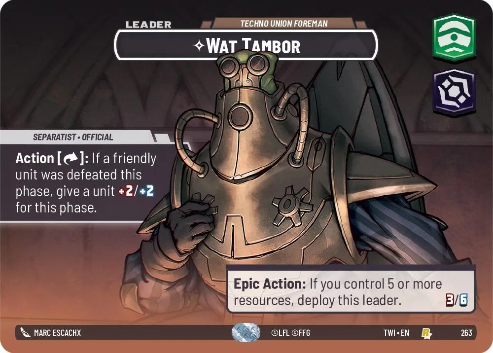 Wat Tambor - Contremaître Du Techno-Syndicat — Twilight of the Republic — Star Wars: Unlimited