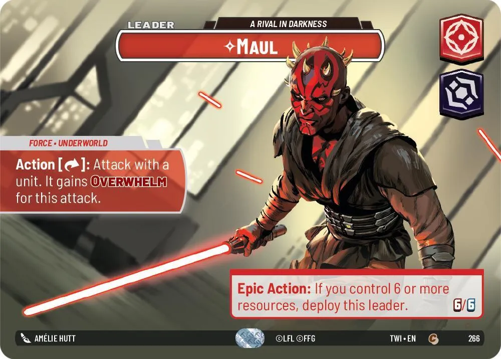 Maul - Un Rival Dans L'Ombre — Twilight of the Republic — Star Wars: Unlimited