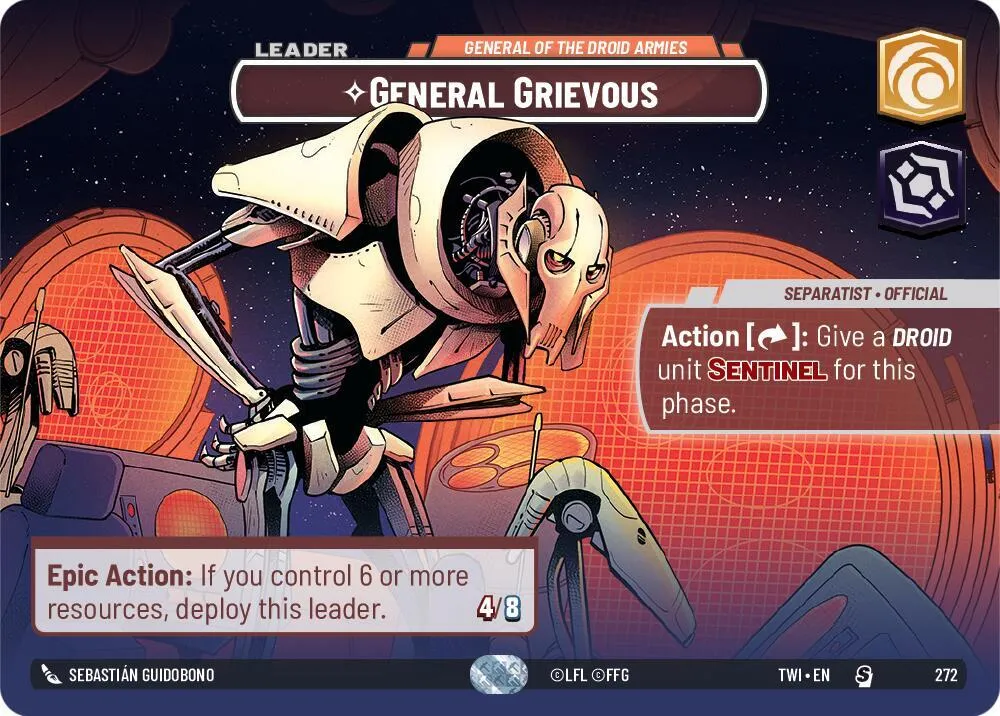 Général Grievous - Général Des Armées Droïdes — Twilight of the Republic — Star Wars: Unlimited