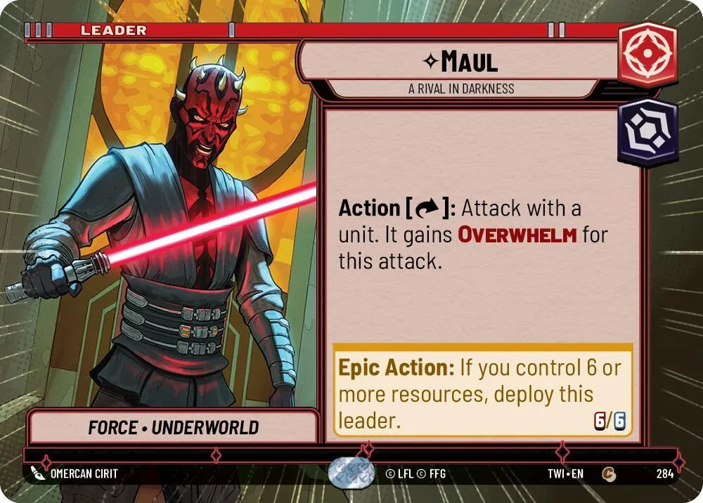 Maul - A Rival in Darkness — Twilight of the Republic — Star Wars: Unlimited