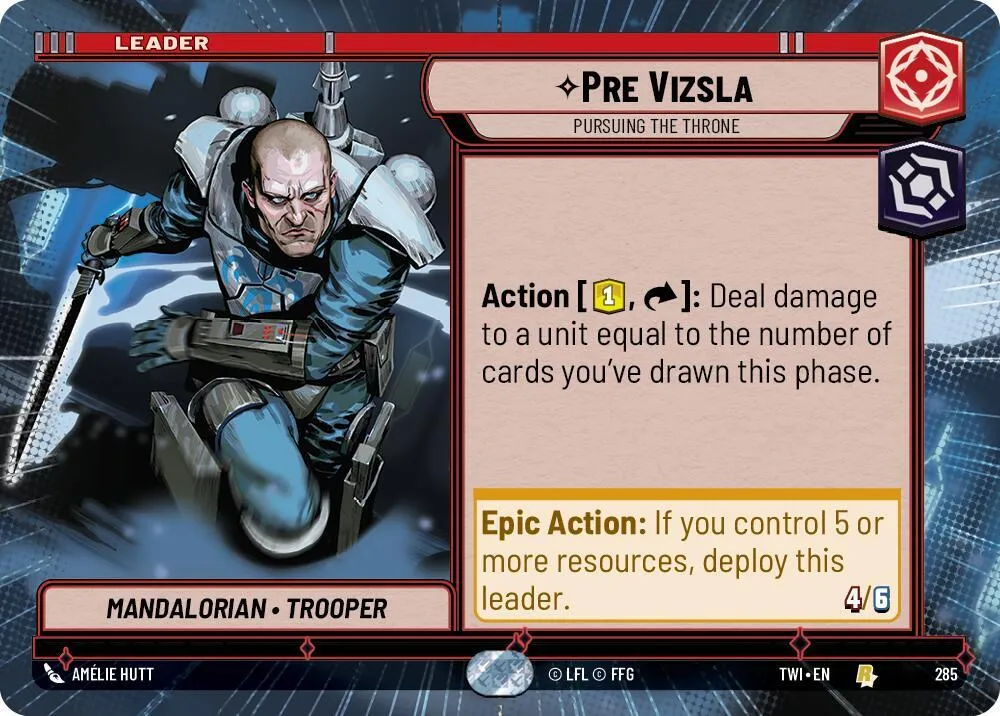 Pre Vizsla - Pursuing the Throne — Twilight of the Republic — Star Wars: Unlimited