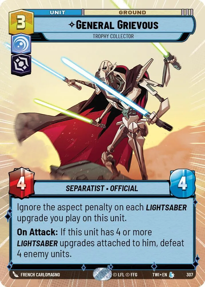 Général Grievous - Collectionneur De Trophées — Twilight of the Republic — Star Wars: Unlimited