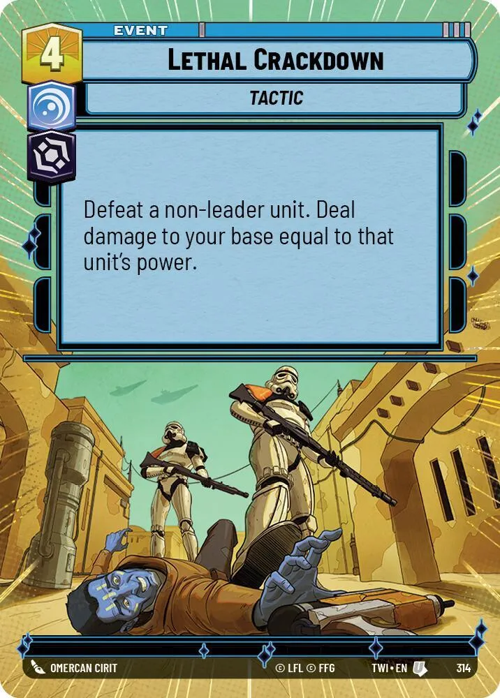 Répression Meurtrière — Twilight of the Republic — Star Wars: Unlimited