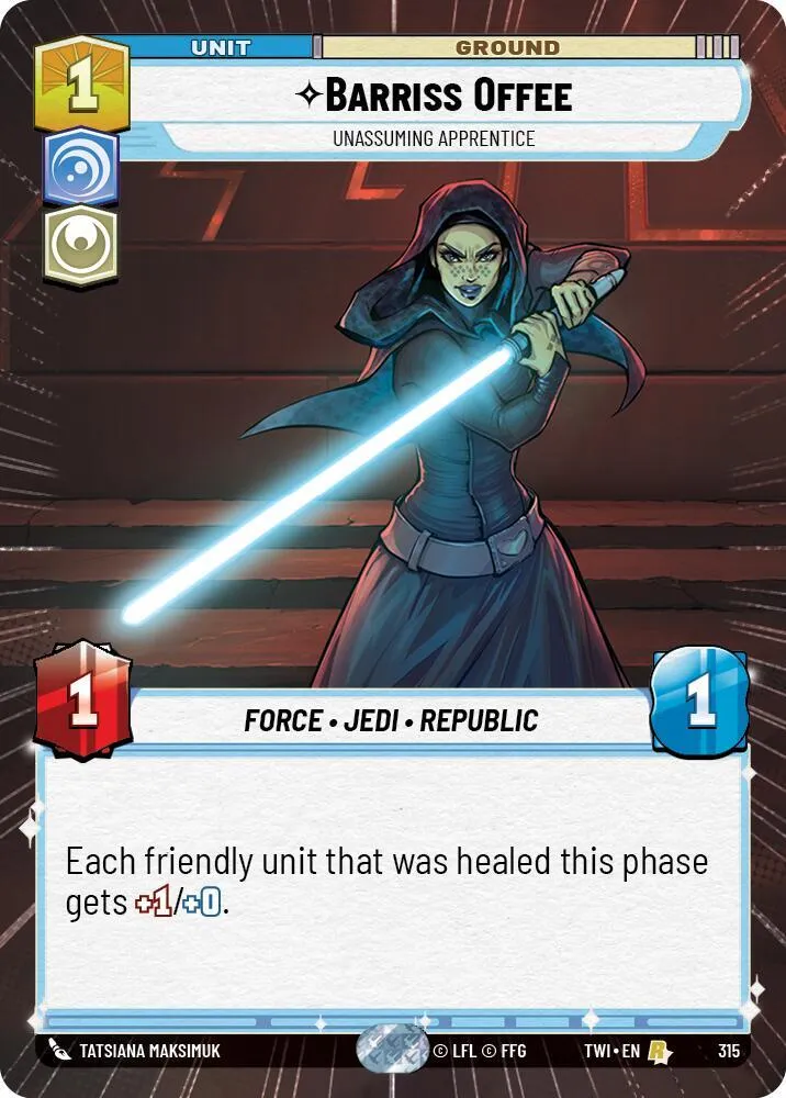 Barriss Offee - Unassuming Apprentice — Twilight of the Republic — Star Wars: Unlimited
