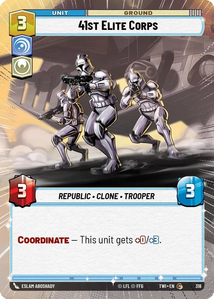 41st Elite Corps — Twilight of the Republic — Star Wars: Unlimited