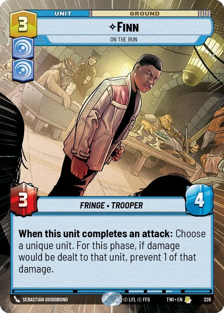 Finn - On the Run — Twilight of the Republic — Star Wars: Unlimited
