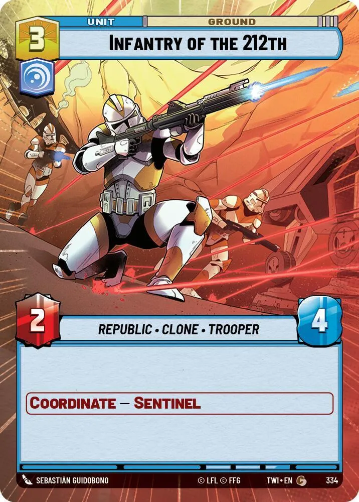 Infantry of the 212th — Twilight of the Republic — Star Wars: Unlimited