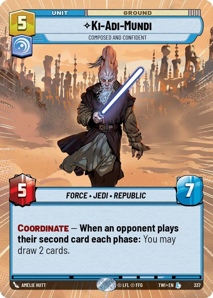Ki-Adi-Mundi - Composed and Confident — Twilight of the Republic — Star Wars: Unlimited