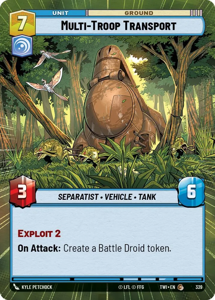 Transport Multi-Troupes — Twilight of the Republic — Star Wars: Unlimited