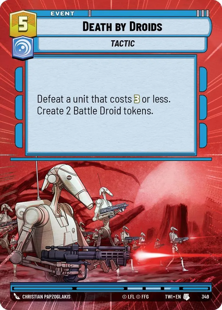Death by Droids — Twilight of the Republic — Star Wars: Unlimited