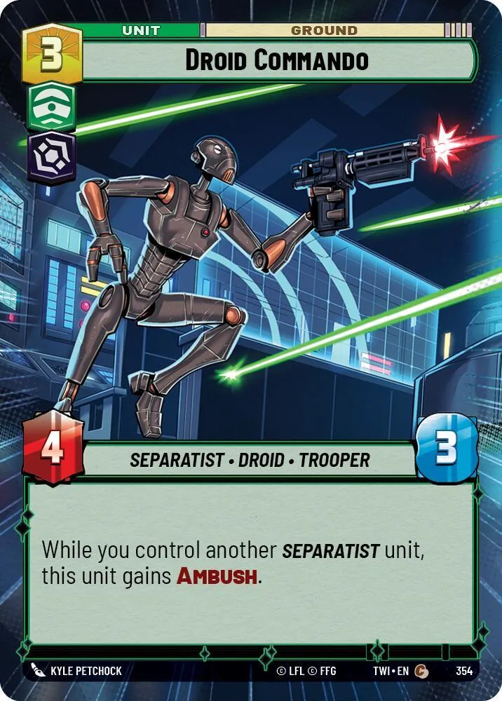 Droid Commando — Twilight of the Republic — Star Wars: Unlimited