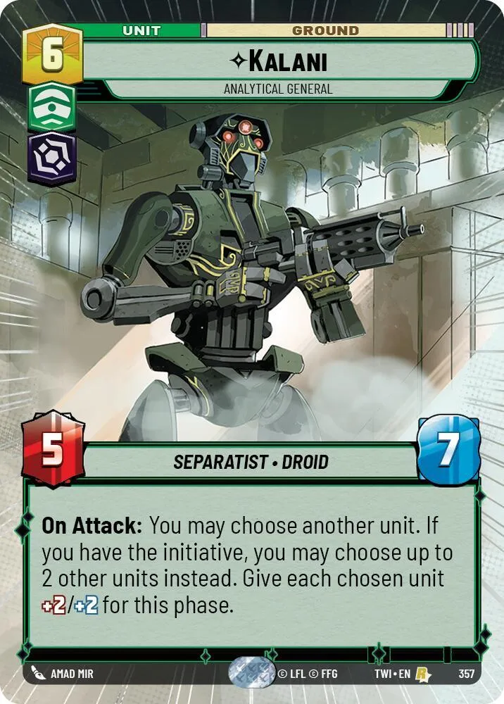 Kalani - Analytical General — Twilight of the Republic — Star Wars: Unlimited