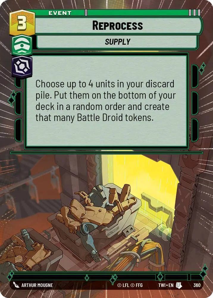 Retraitement — Twilight of the Republic — Star Wars: Unlimited