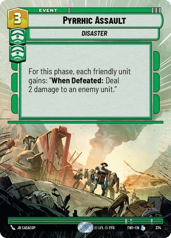 Pyrrhic Assault — Twilight of the Republic — Star Wars: Unlimited