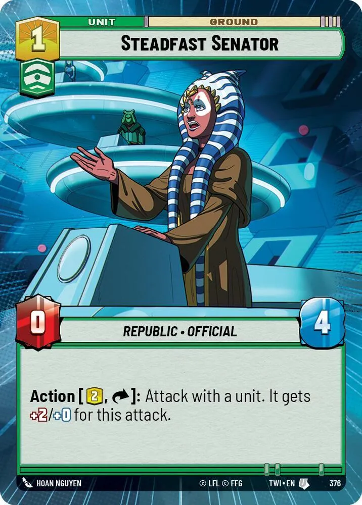 Sénatrice Indéfectible — Twilight of the Republic — Star Wars: Unlimited