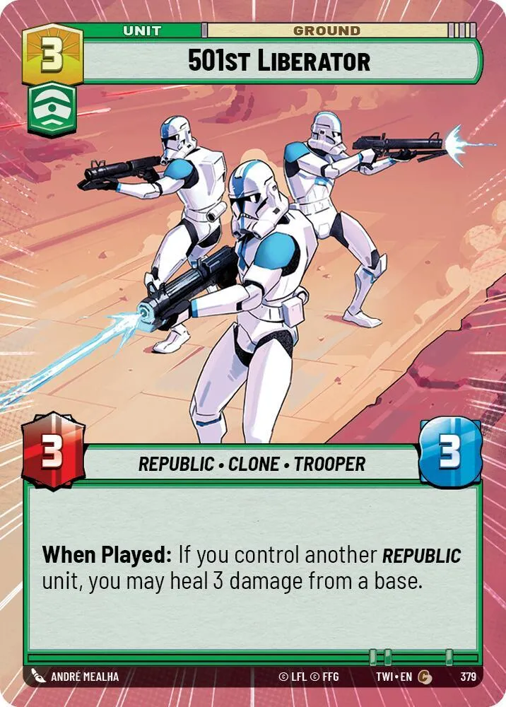 501st Liberator — Twilight of the Republic — Star Wars: Unlimited