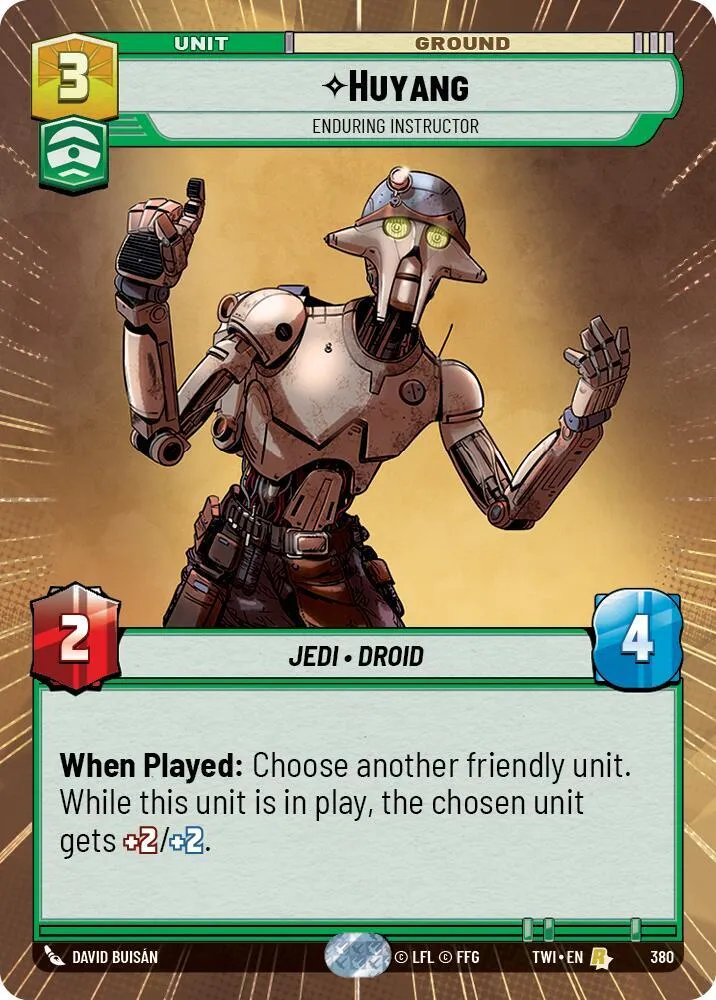 Huyang - Enduring Instructor — Twilight of the Republic — Star Wars: Unlimited