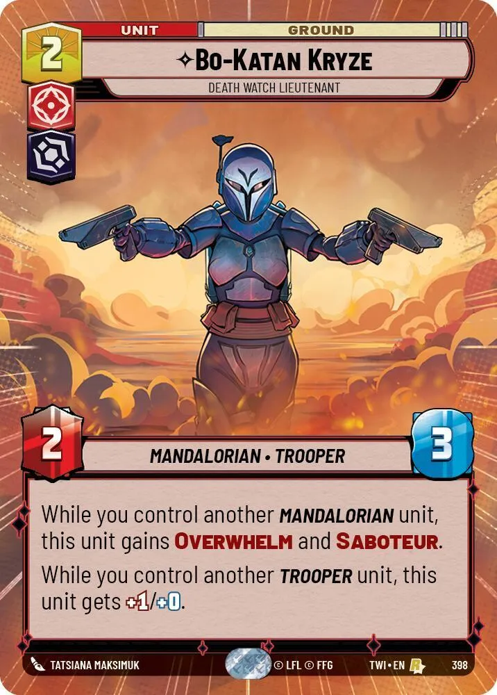 Bo-Katan Kryze - Death Watch Lieutenant — Twilight of the Republic — Star Wars: Unlimited