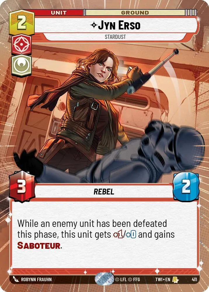 Jyn Erso - Nébuleuse — Twilight of the Republic — Star Wars: Unlimited