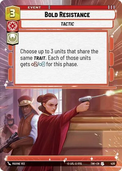 Bold Resistance — Twilight of the Republic — Star Wars: Unlimited