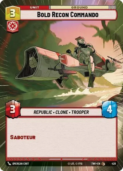 Audacieux Commando de Reconnaissance — Twilight of the Republic — Star Wars: Unlimited