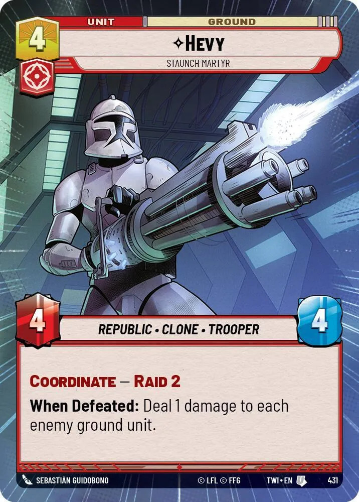 Hevy - Martyr Convaincu — Twilight of the Republic — Star Wars: Unlimited
