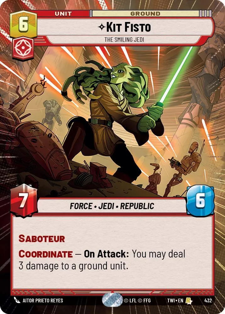 Kit Fisto - Le Jedi Souriant — Twilight of the Republic — Star Wars: Unlimited