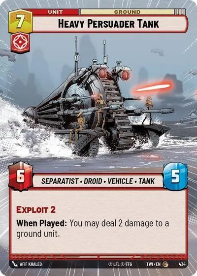 Heavy Persuader Tank — Twilight of the Republic — Star Wars: Unlimited