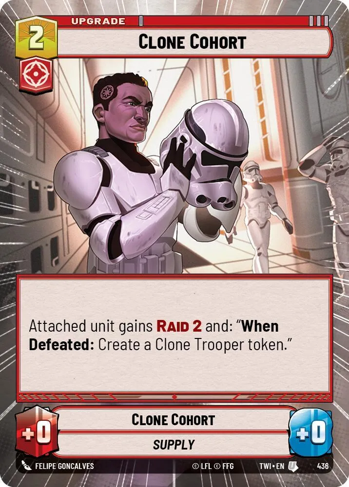 Cohorte de Clones — Twilight of the Republic — Star Wars: Unlimited