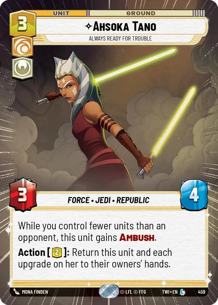 Ahsoka Tano - Always Ready For Trouble — Twilight of the Republic — Star Wars: Unlimited