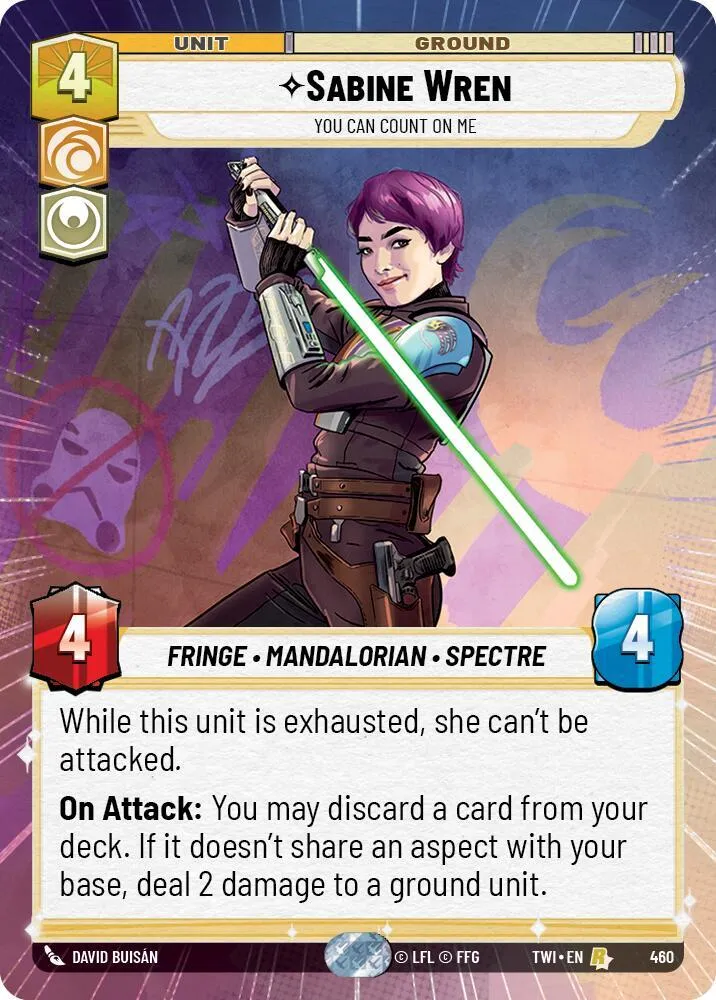 Sabine Wren - You Can Count On Me — Twilight of the Republic — Star Wars: Unlimited